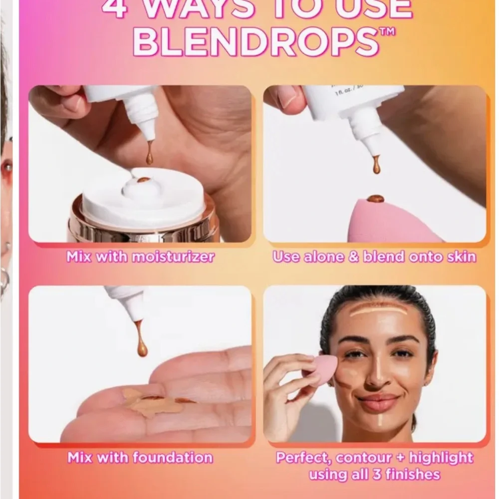 NEW BeautyBio Bronzing Blendrops Broad Spectrum SPF 40 Oil Control  Sun-Kissed